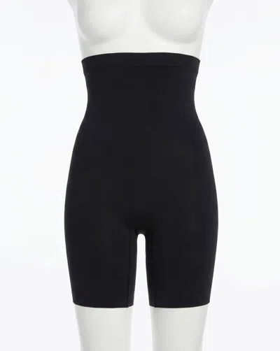 SPANX HIGHER POWER SHORT - PLUS IN VERY BLACK