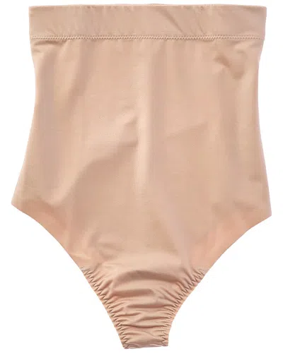 Spanx ® High-waist Thong In Tan