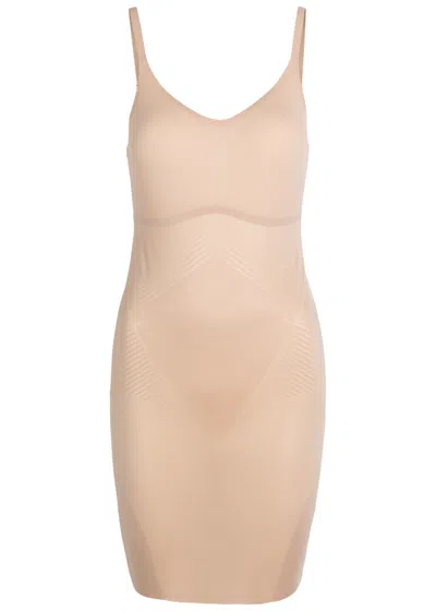Spanx Invisible Sculpting Shapewear Dress In Brown