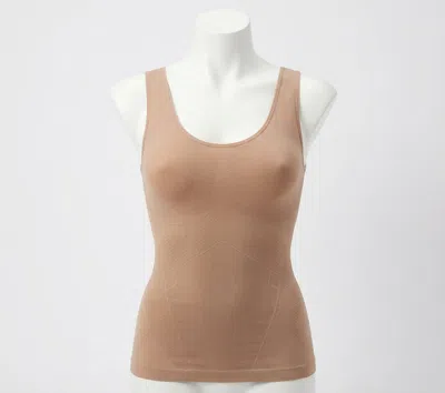 Spanx Invisible Tank Top In Cafe Au Lait In Brown