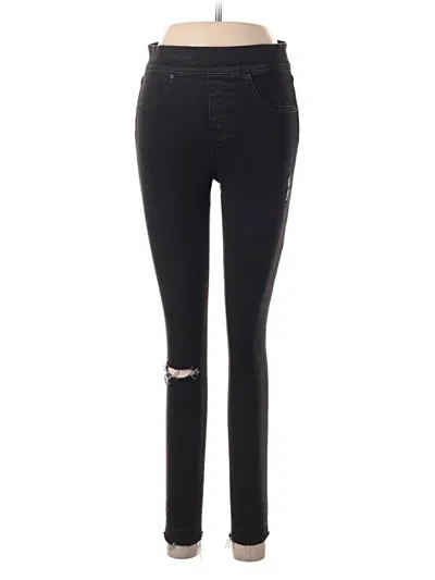 Pre-owned Spanx Jeans In Black