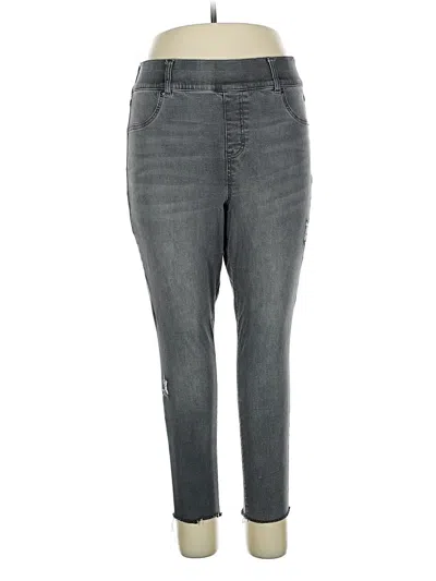 Pre-owned Spanx Jeans In Gray