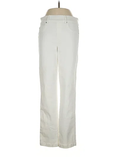 Pre-owned Spanx Jeans In Ivory