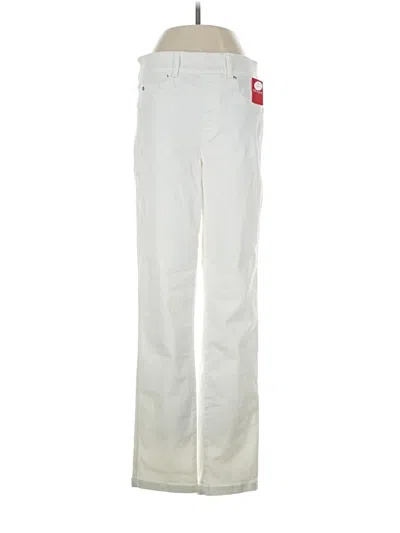 Pre-owned Spanx Jeans In Ivory