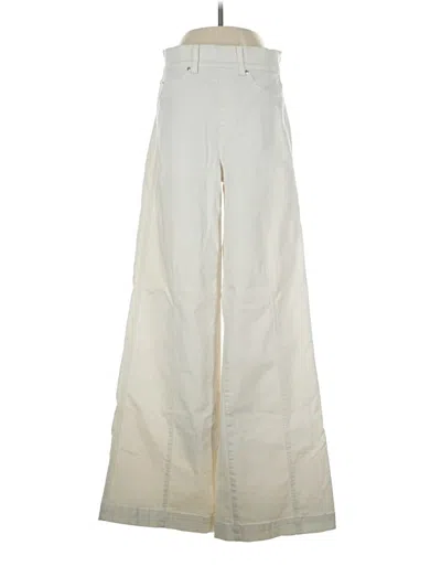Pre-owned Spanx Jeans In Ivory