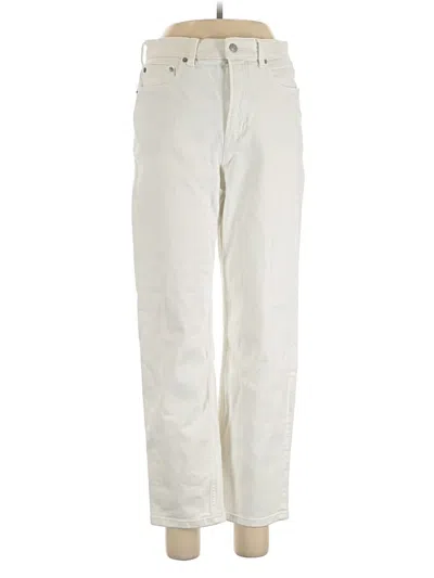 Pre-owned Spanx Jeans In Ivory