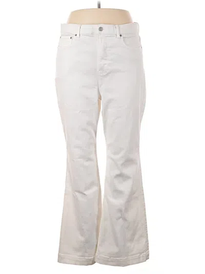 Pre-owned Spanx Jeans In Ivory