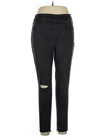 Pre-owned Spanx Jeggings In Black