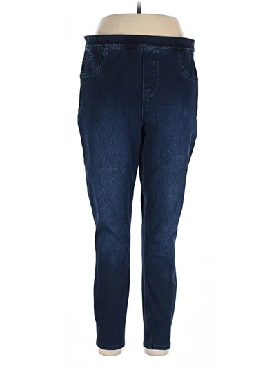 Pre-owned Spanx Jeggings In Blue