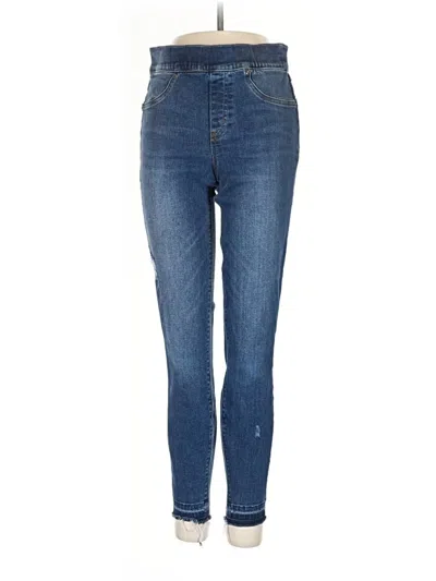 Pre-owned Spanx Jeggings In Blue
