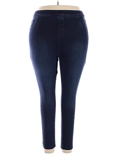 Pre-owned Spanx Jeggings In Blue