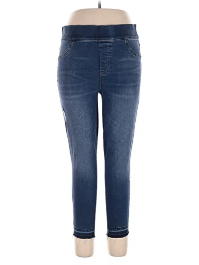 Pre-owned Spanx Jeggings In Blue