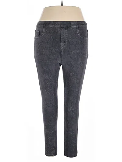 Pre-owned Spanx Jeggings In Gray
