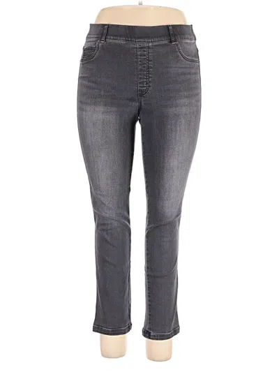 Pre-owned Spanx Jeggings In Gray