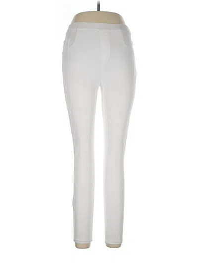 Pre-owned Spanx Jeggings In Ivory