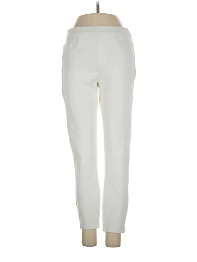 Pre-owned Spanx Jeggings In Ivory