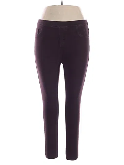 Pre-owned Spanx Jeggings In Purple