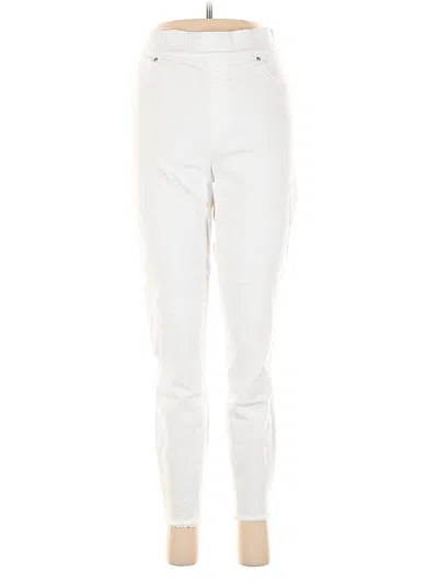Pre-owned Spanx Jeggings In White