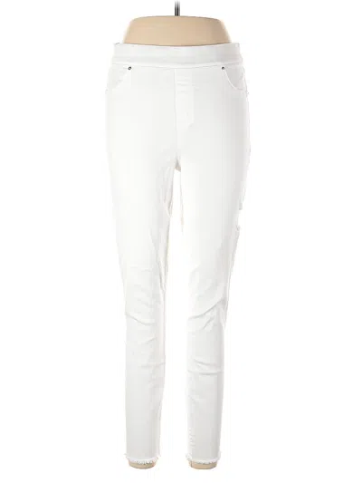 Pre-owned Spanx Jeggings In White