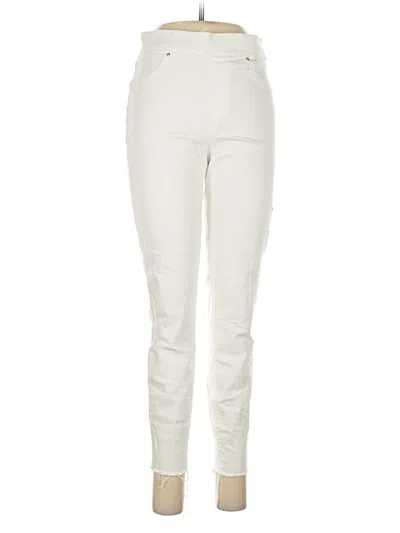 Pre-owned Spanx Jeggings In White