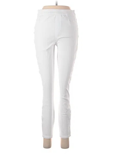 Pre-owned Spanx Jeggings In White