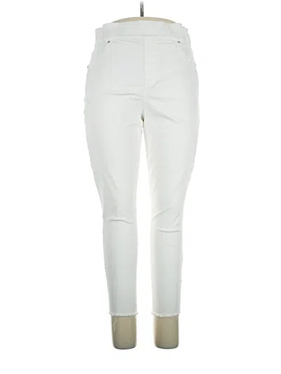 Pre-owned Spanx Jeggings In White