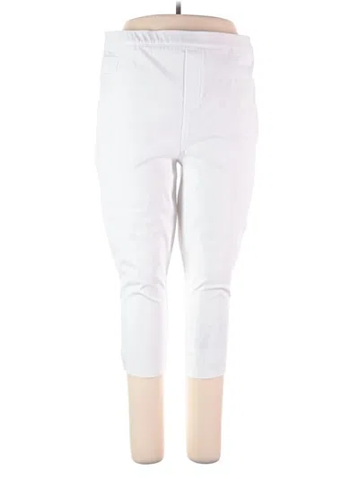 Pre-owned Spanx Jeggings In White