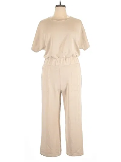 Pre-owned Spanx Jumpsuit In Tan