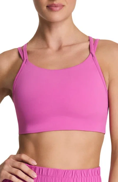 Spanx ® Keep Chill Faux Layer Sports Bra In Pink