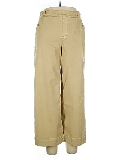 Pre-owned Spanx Khaki Pant In Brown