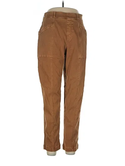 Pre-owned Spanx Khaki Pant In Brown