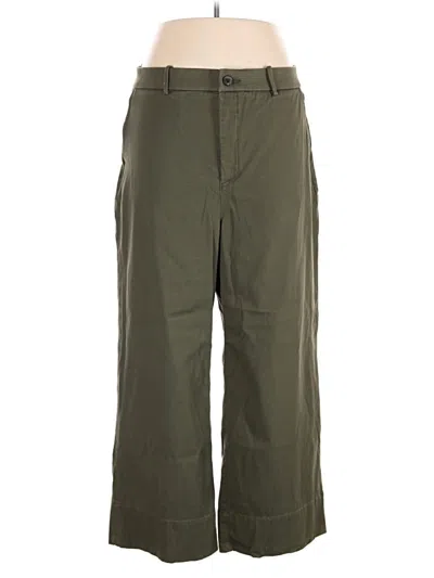 Pre-owned Spanx Khaki Pant In Green