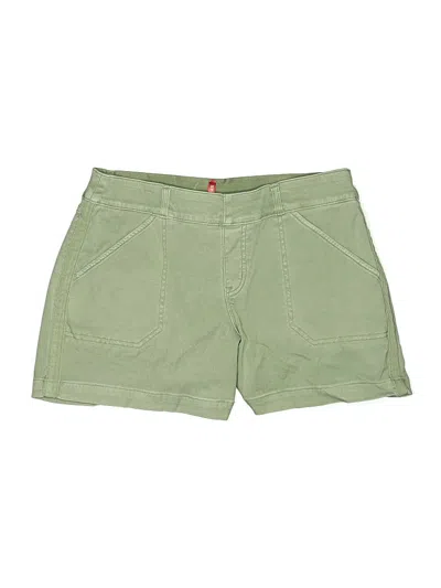 Pre-owned Spanx Khaki Shorts In Green