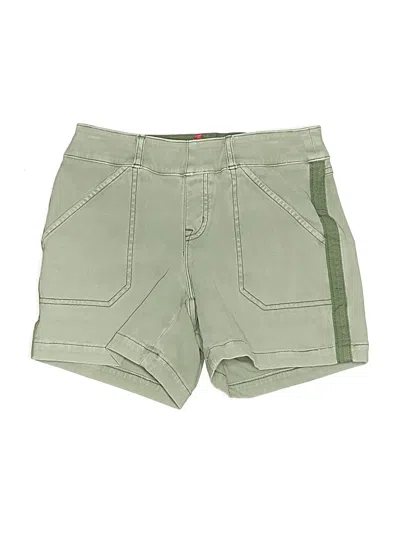 Pre-owned Spanx Khaki Shorts In Green