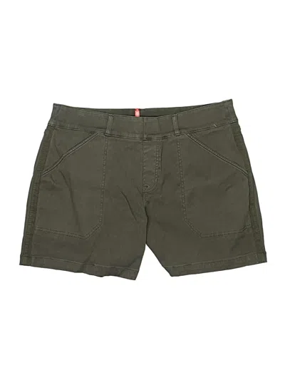 Pre-owned Spanx Khaki Shorts In Green
