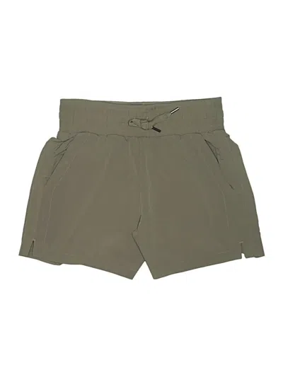 Pre-owned Spanx Khaki Shorts In Green