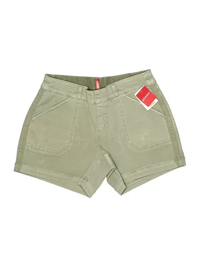 Pre-owned Spanx Khaki Shorts In Green
