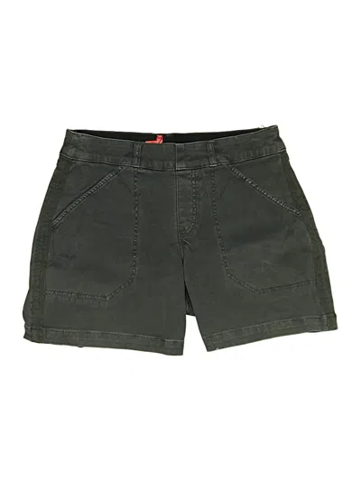 Pre-owned Spanx Khaki Shorts In Green
