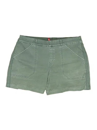 Pre-owned Spanx Khaki Shorts In Green