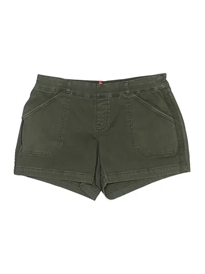 Pre-owned Spanx Khaki Shorts In Green