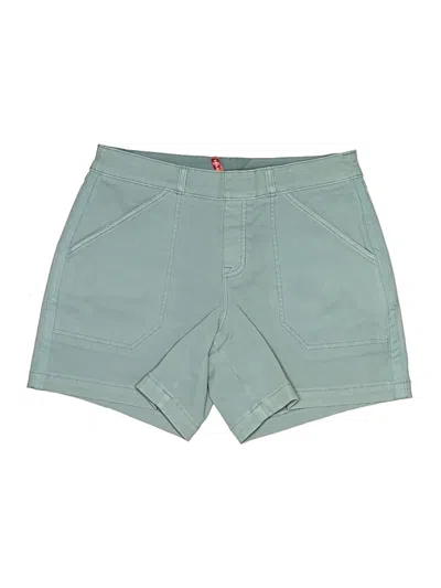 Pre-owned Spanx Khaki Shorts In Green