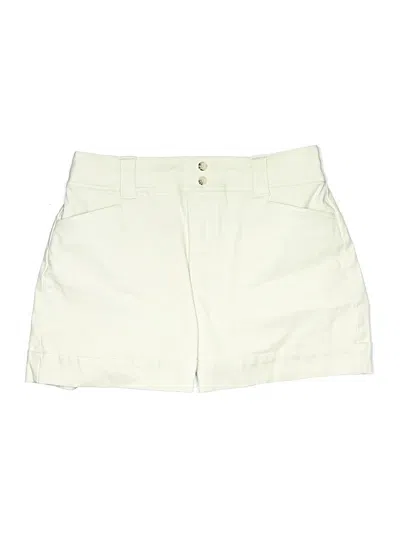 Pre-owned Spanx Khaki Shorts In Ivory