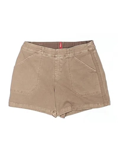 Pre-owned Spanx Khaki Shorts In Tan