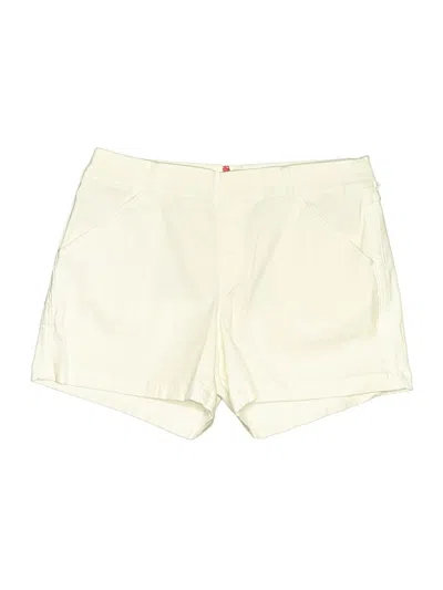 Pre-owned Spanx Khaki Shorts In White