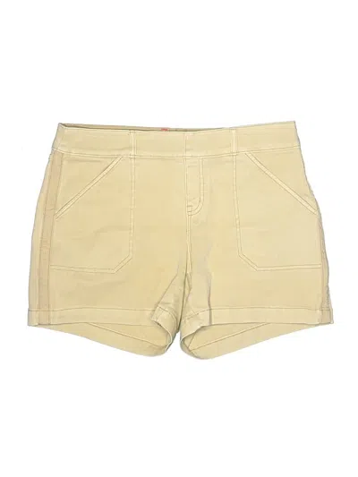 Pre-owned Spanx Khaki Shorts In Yellow