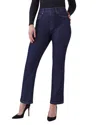 Spanx Crop Kick Flare Pull-on Jeans In Blue