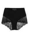 Spanx Lace Detailing Brief In Black