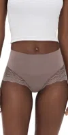 Spanx Lace Hi-hipster Smoke In Smoke
