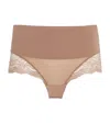 Spanx Lace Undie-tectable Hipster Briefs In Beige