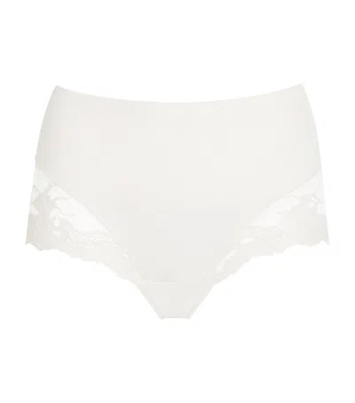 Spanx Lace Undie-tectable Hipster Briefs In White